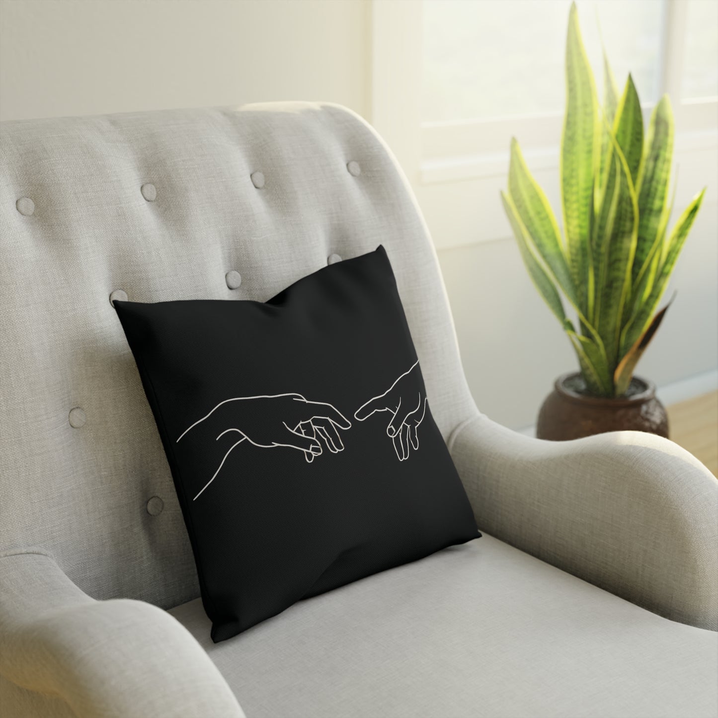 Hand of God Pillow Cover