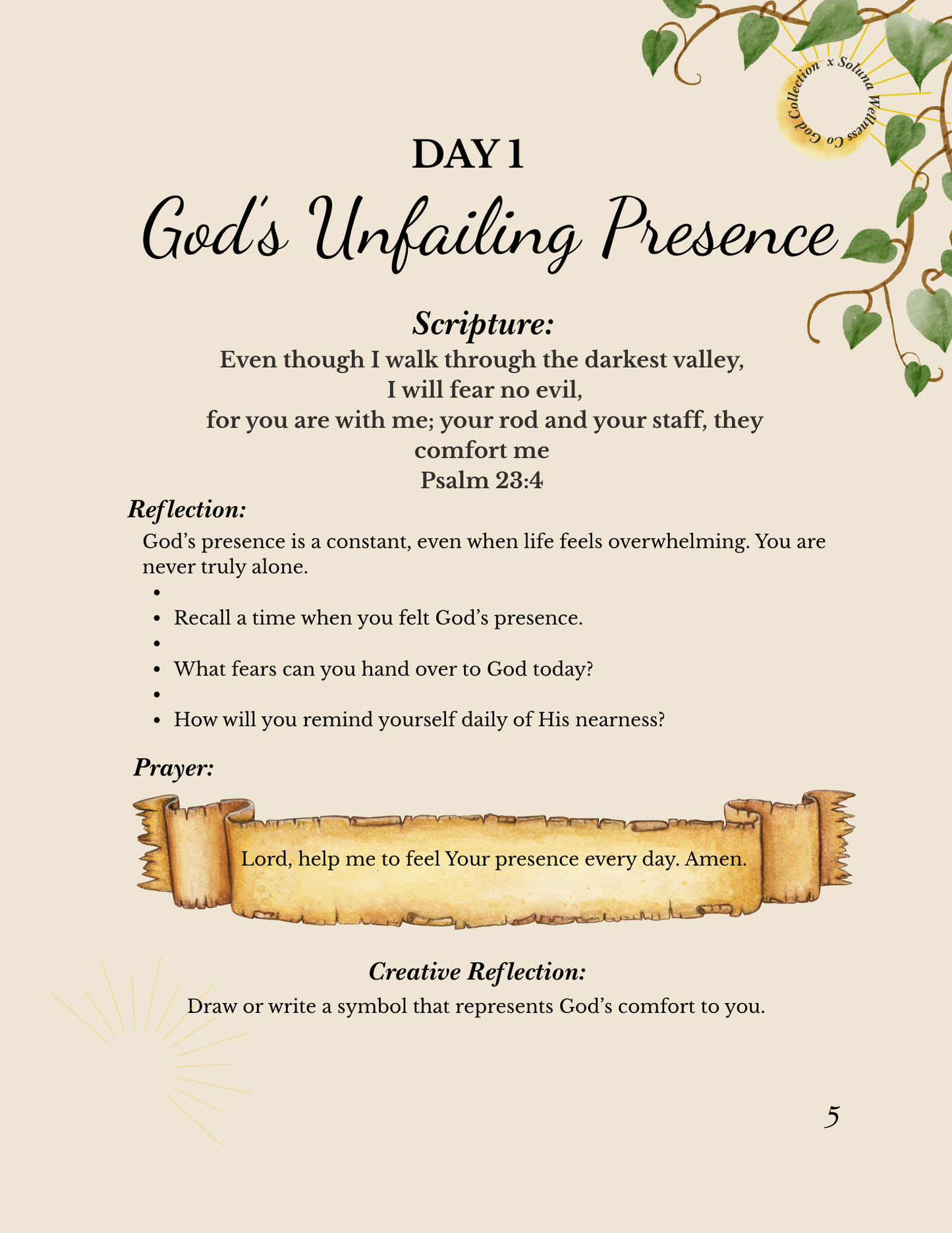 Rooted & Radiant: Transformational Faith Journal & Devotional