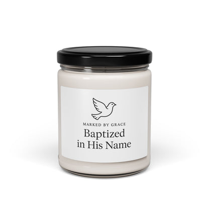 Marked by Grace Candle – Baby Baptism Keepsake